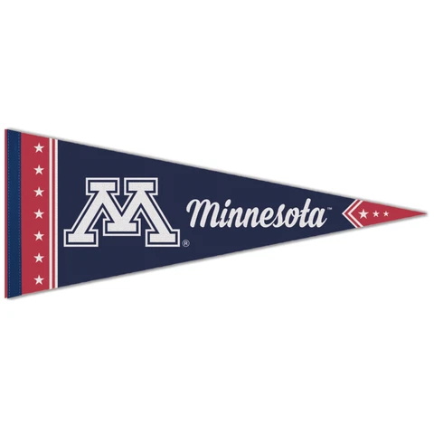 WinCraft Minnesota Golden Gophers 12'' x 30'' Patriotic Premium Pennant Cover