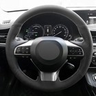 Alcantara Steering Wheel Cover Real Leather Wrap for LEXUS GX460 GS350 F SPORT L