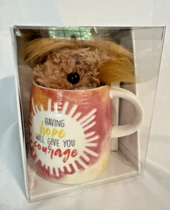 Juego de Taza y Peluche León St Jude's "Having Hope Will Give You Valent" - Nuevo - Imagen 1 de 6