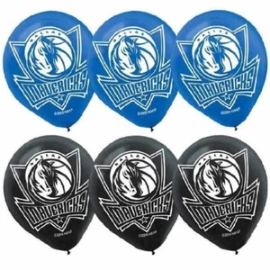DALLAS MAVERICKS NBA Helium Quality Latex Balloons Packs of 6  - Picture 1 of 1