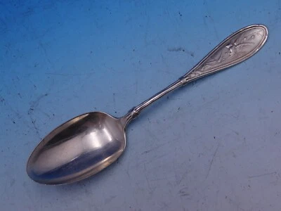 Japanese aka New Japanese by Whiting Sterling Silver Serving Spoon 8 1/4" - Image 1 of 4
