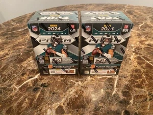(2) FACTORY SEALED 2024 Panini Prizm NFL Football Hobby Blaster Box LOT - Imagen 1 de 4