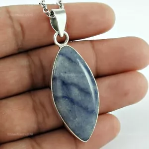 Avventurina Pietra Argento Sterling Handmade Cuore Chakra Figlia Ciondolo Gioie - Foto 1 di 5