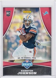 2018 Panini Instant NFL Draft #36 Kerryon Johnson - Auburn - Lions /60 - Bild 1 von 1