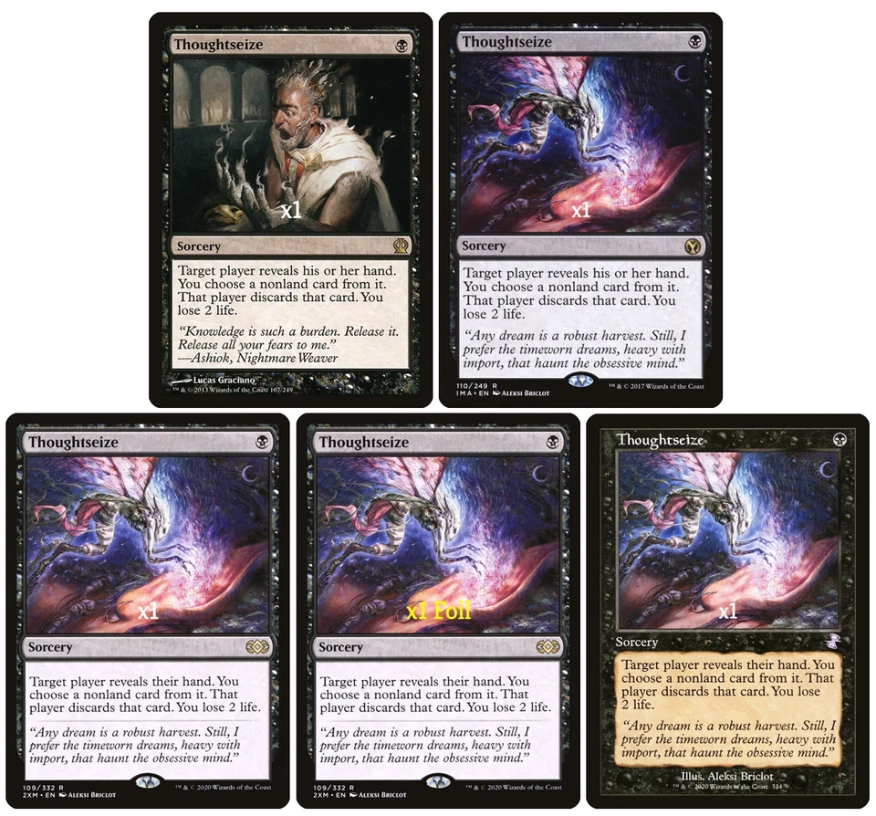 MTG THS IMA 2XM TSR Thoughtseize MINT (SELECT) - Image 1 of 1