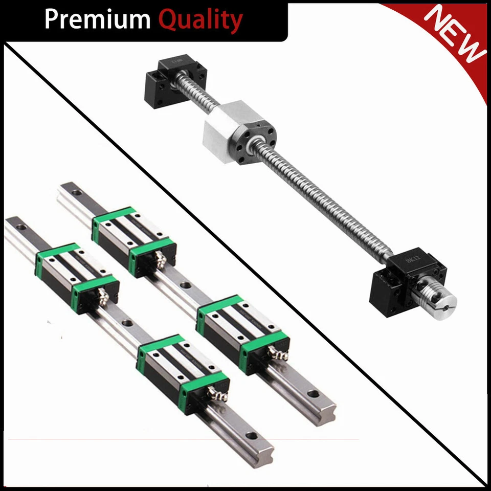 HGR20 HGR15 LINEAR RAIL SFU1605 SFU1204 BALLSCREW ballnut housing ＆ Coupling - Image 1 of 4