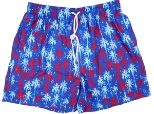 SOUTHERN PROPER LARGE 35 36 PALMS SWIM TRUNKS VOLLEY LINED PERFORMANCE STRETCH - Picture 1 of 10