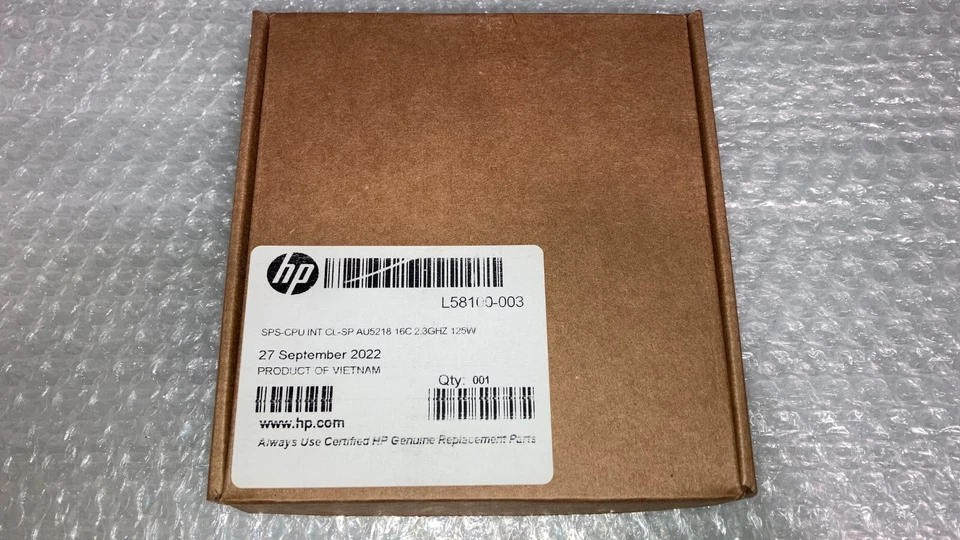 Intel Xeon Gold 5218 @ 2.30GHz 125W 16-Core Processor LGA3647 SRF8T L58100-003 - Image 1 of 4