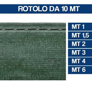 TELO OMBREGGIANTE RETE OMBRA 90% FRANGISOLE FRANGIVISTA OSCURANTE MT 10 24337V/ - Foto 1 di 23
