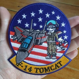 USN ~ F-14 TOMCAT ~ US Navy VF Top Gun Grumman Fighter Squadron Militär Aufnäher - Bild 1 von 6