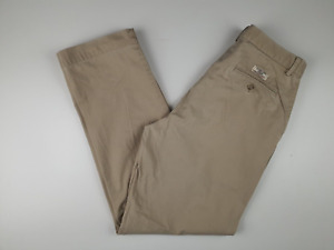 RALPH LAUREN Chino Trousers W32"-L32" Men`s Regular Fit Beige Vintage