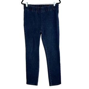 Soft Surroundings Metro Leggings Jeans Size M Stretch Pull On Blue - Picture 1 of 7