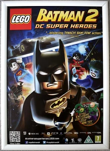 LEGO Batman 2 DC Super Heroes RARE PS4 PS3 XBOX ONE 42cm x 59cm Promo Poster #2 - Picture 1 of 2