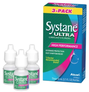 Systane 3x10mL ULTRA Lubricant Eye Drops (30 mL), EXP 06/2027 - Picture 1 of 1