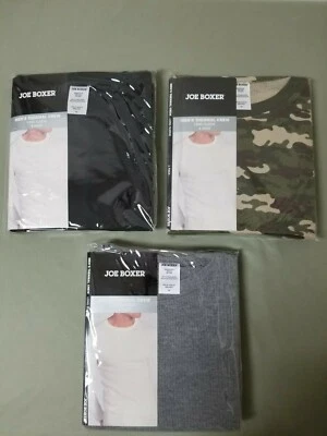 New Joe Boxer Mens Thermal Crew Shirt Top.  3 Colors To Choose. - Image 1 of 4