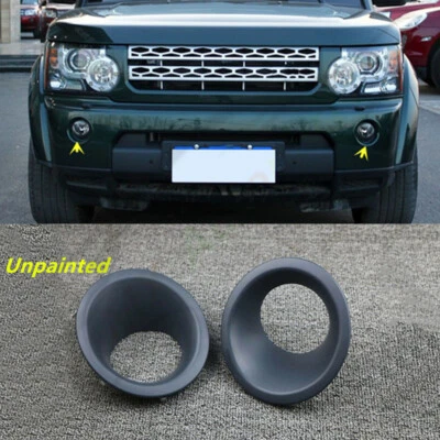 🔥Un par de cubiertas de bisel de faros antiniebla delanteros sin pintar para Land Rover LR4 2010-2013 Foto 1 de 4