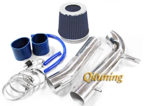 Blue For 1995-1997 Honda Accord 2.7L V6 Cold Air Intake System Kit + Filter - Foto 1 di 1