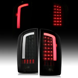 Tail Lights LED Lamps For 02-06 Dodge Ram 1500 2003-2006 2500 3500-Black Smoke - Picture 1 of 12