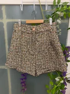 SHEIKE 6 Multicoloured Tweed High Waisted Hotpants - Picture 1 of 11