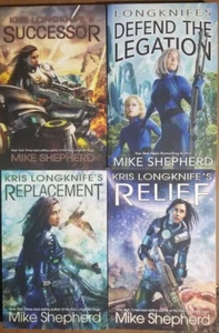 Lot Of 4 Mike Shepherd Kris Longknife Series Science Fiction KL&MM - Picture 1 of 6
