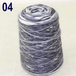 Sale New Colorful 1Cone 500g Warm Hand Blankets Knitting Crocheted Yarn 04 - Picture 1 of 12