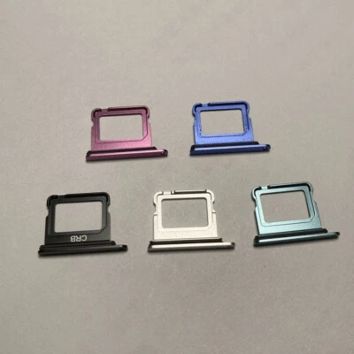 Single Card Slot Dual SIM Card Tray Holder For iPhone 16/16plus/16Pro Max/16Pro - Image 1 of 4