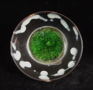 On Sales!Rare Old Chinese "JiZhou" Kiln Black with White and Green Porcelain Cup - Picture 1 of 10