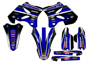 2005-2007 YZ 125 VIGOR Blue Senge Graphics Kit Compatible with Yamaha - Picture 1 of 10