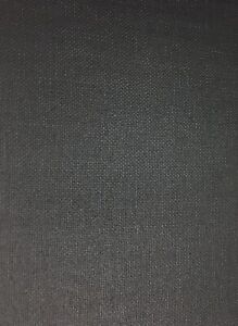 Book Binding Book Cloth Fabric Natural Cotton - Pitch Black Colour - Choose Size