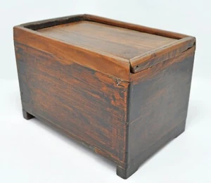 Original Old Antique Hand Crafted Wooden Spice Kithenware Box - Picture 1 of 6