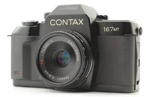 [Exc+5] Contax 167MT 35mm SLR w/Tessar T* 45mm f2.8 from Japan #22206 - Picture 1 of 12