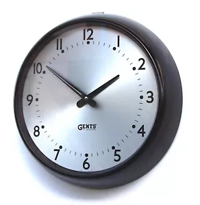 BRITISH 1960s GENTS' Midcentury Vintage Industrial Factory Bakelite Wall Clock - Picture 1 of 14