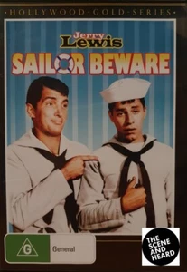 SAILOR BEWARE DVD 1952 NEW Region 4 Jerry Lewis, Dean Martin SUPER RARE - Imagen 1 de 1