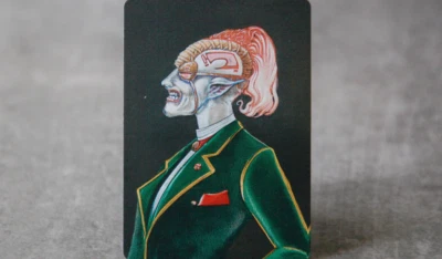 Llanowar Gentlemen IV, Altered Satirical Fan Art MTG - Image 1 of 3