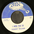 TOMMY MCLAIN: sweet dreams / i need you so JIN 7" Single 45 RPM