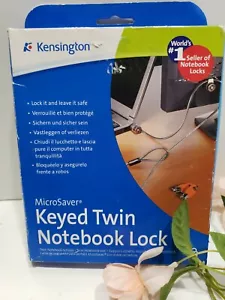 Kensington Notebook Lock Keyed 7 1/2 Ft Cable Lock Computer Security K64025F - Picture 1 of 4