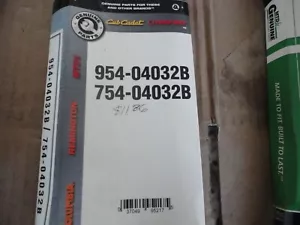 ONE NEW Genuine MTD/CUB 954-04032B 754-04032B V Belt FREE SHIPPING - Picture 1 of 1