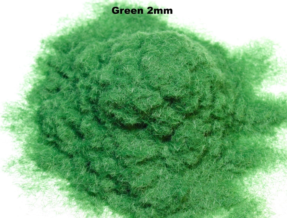WWS 2mm Green Mix Static Grass 30g Railways, Landscape, Scenery, Peco - Image 1 of 1
