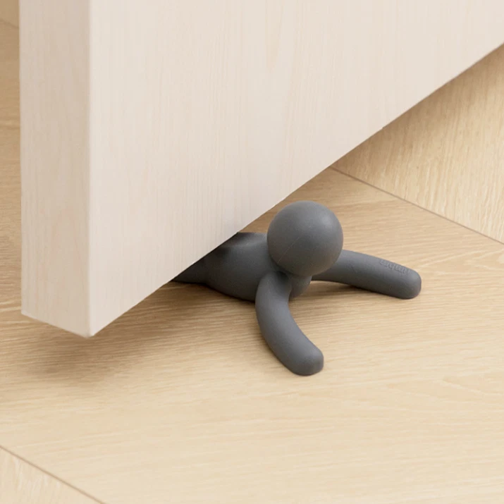 Tapón de puerta divertido en forma de pequeña persona, lindo tope de puerta Buddy, cuña de puerta Foto 1 de 4