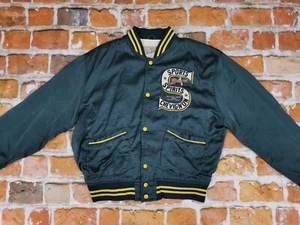 Chevignon Vintage Bomber Jacket Braves Spirit Sky League Metallic Gr: L Tip Top - Picture 1 of 8