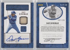 2016 Panini Pantheon Chronicled Calligraphy /199 Dave Kingman #CC-DK Auto