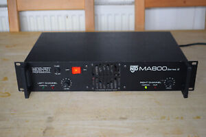 NJD MA800 Series 2 Mos-Fet Professional Power Amplifier