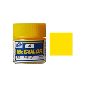 Pintura lacada Mr. Hobby Mr. Color C4 AMARILLO BRILLANTE 10 ML - Pintura al óleo - Imagen 1 de 1