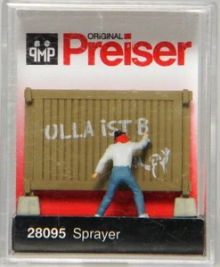 NEW HO Preiser #28095 Graffiti Artist - Picture 1 of 1