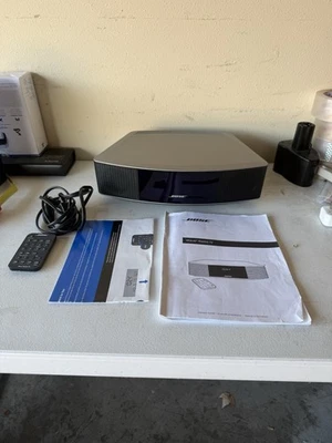 Bose Wave SoundTouch Radio IV AM/FM Radio Platinum 417788-WR Remote Tested Video - Image 1 of 4