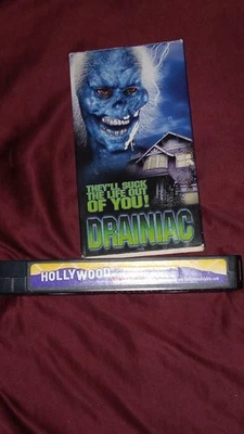 Drainiac VHS 2000 Lincoln Media Group - Georgia Hatzis - Horror - Plays Like New - Image 1 of 4
