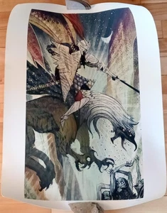 Póster Dragon Age Judgement Blackwall Tarot Juegos Gamer Arte Numerado 151/300 - Imagen 1 de 4