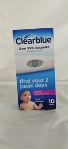 Neu Clearblue Advanced 2 Peak Days Digitaler Ovulationstest 10ct EXP 7/25 - Bild 1 von 6