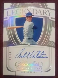Panini Flawless Legendary Bobby Valentine Auto On Card Autograph MINT SP #3/20 - Picture 1 of 6