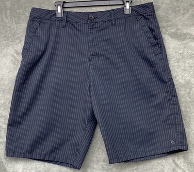 RIPCURL CWAXMA Ratner Walk Short Men's 38 Dark Gray w/ Light Gray Pinstripe - Image 1 of 4